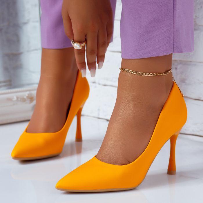 Обувки на токчета Peach Gбелинаni #6618M