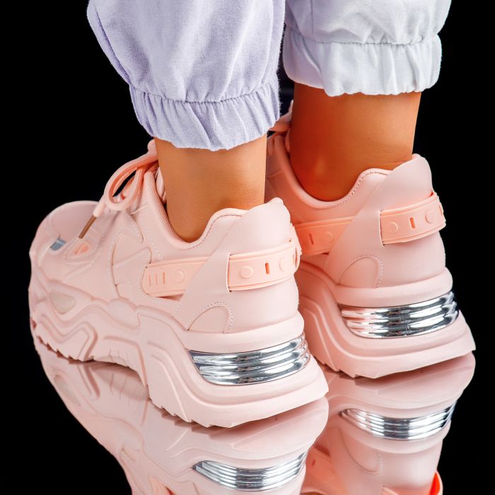Дамски спортни обувки Emily розово #6616M