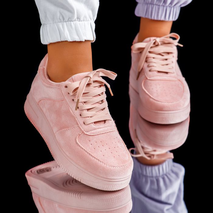 Дамски спортни обувки Caitlin розово #6706M
