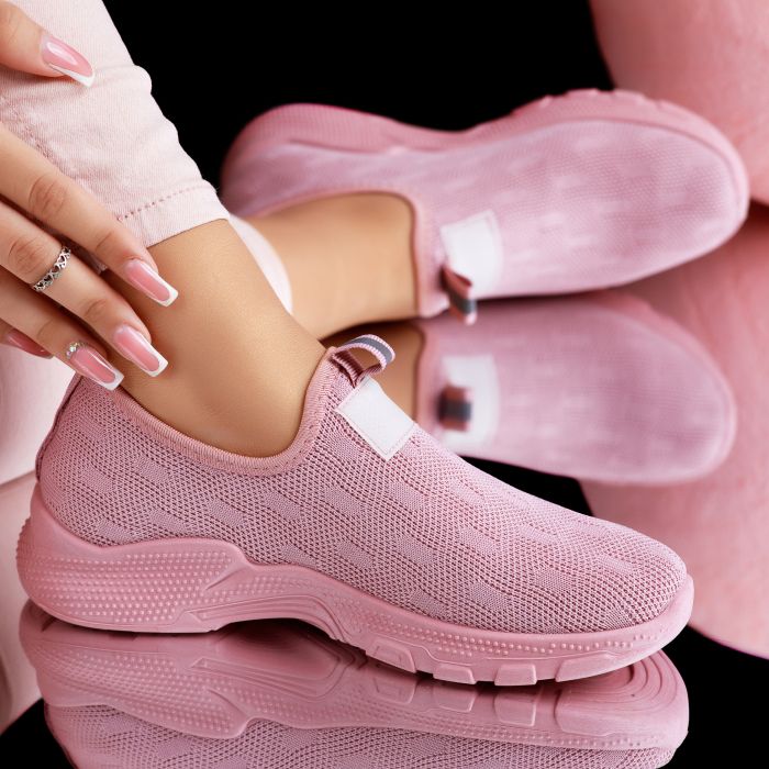Дамски спортни обувки Beatrice розово #6879M
