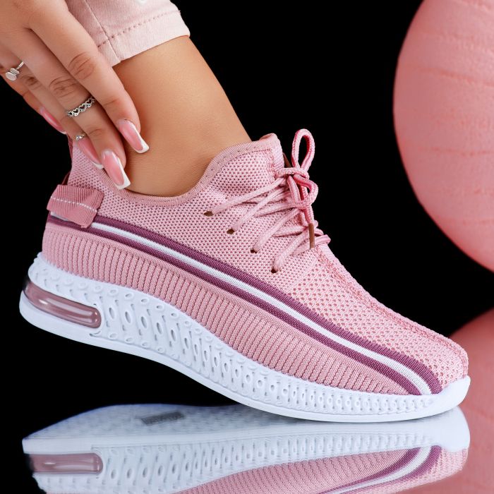 Дамски спортни обувки Olivia розово #6852M