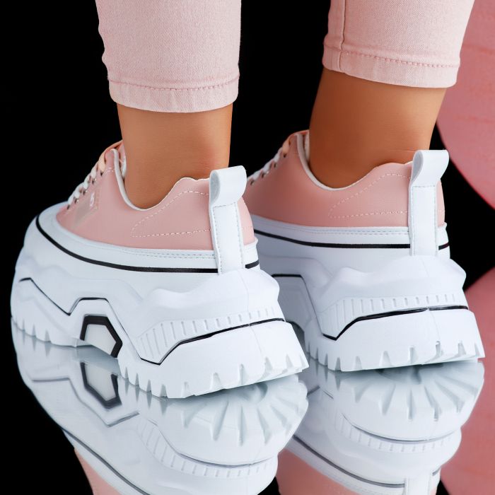 Дамски спортни обувки Larisa розово #6834M