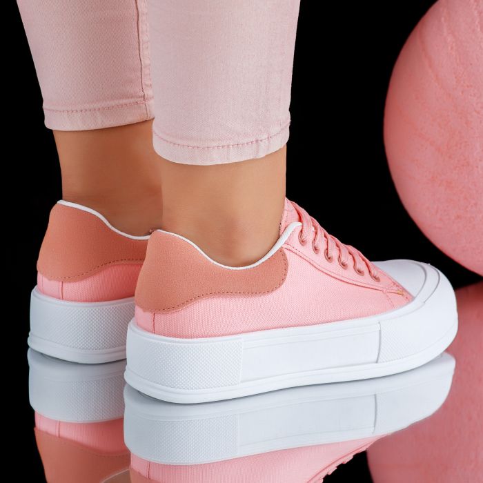 Дамски спортни обувки Leila розово #6929M