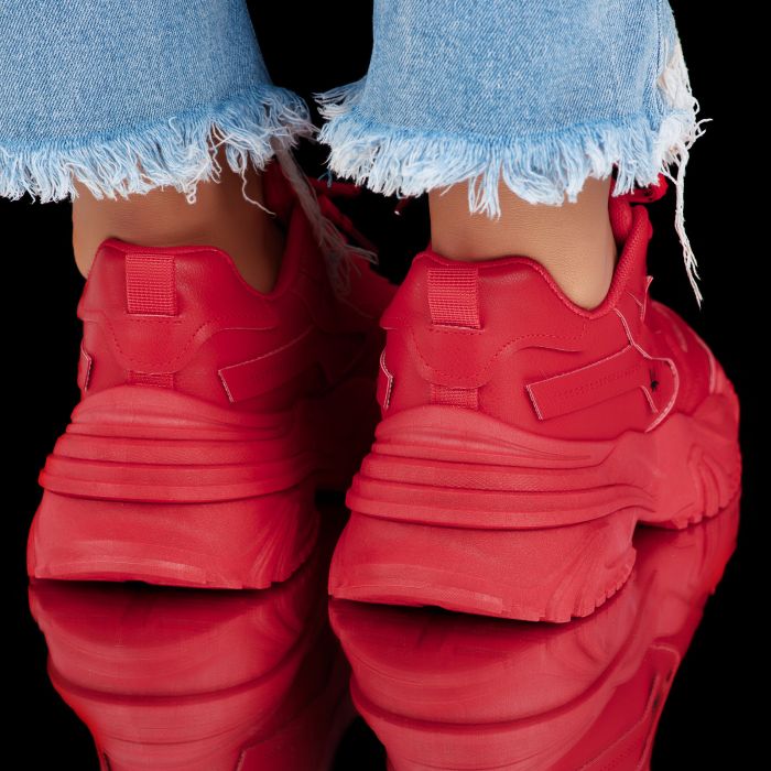 Дамски спортни обувки Jamila червен #6914M