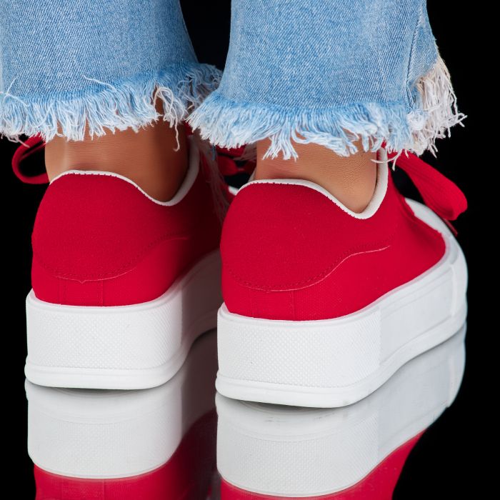 Дамски спортни обувки Leila червен #6930M