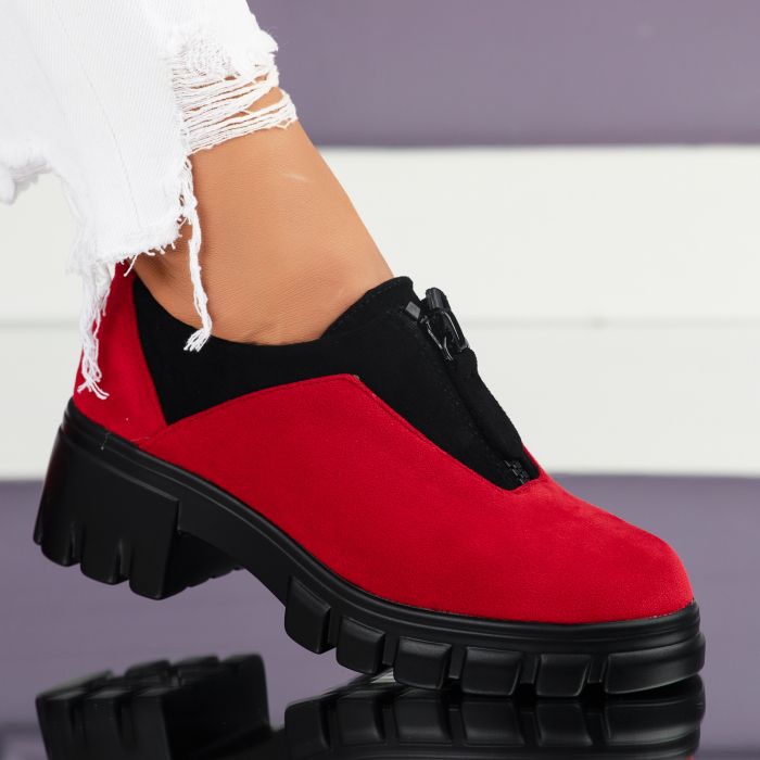 Дамски ежедневни обувки Layla червен #7092M