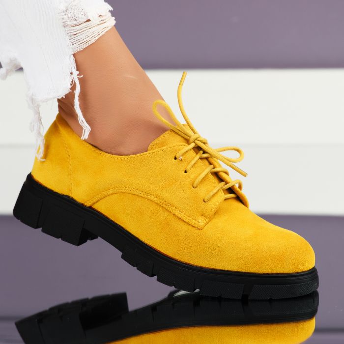 Дамски ежедневни обувки Marena Жълто #7083M