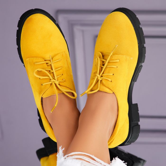 Дамски ежедневни обувки Marena Жълто #7083M