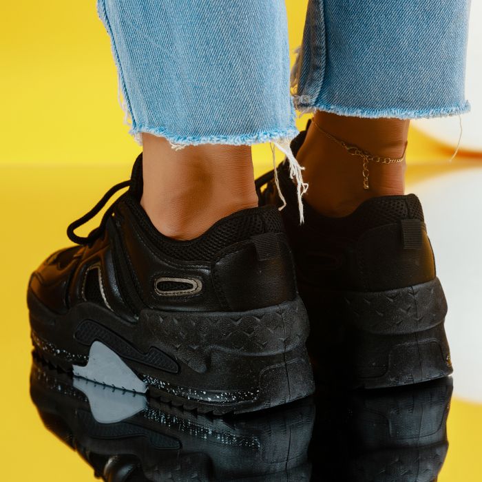 Дамски спортни обувки Cleo Черен #6999M