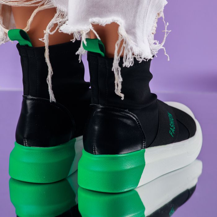 Дамски спортни обувки Ramya2 Зелено #7240M