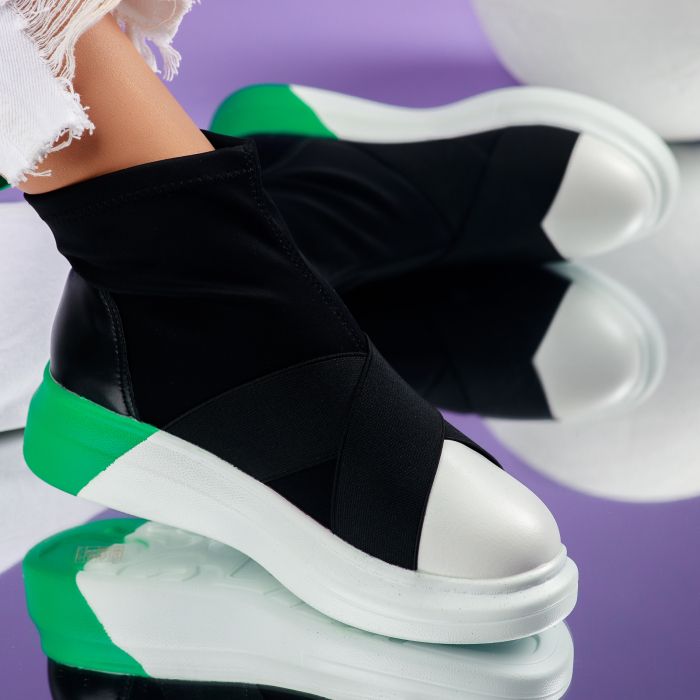 Дамски спортни обувки Ramya2 Зелено #7240M