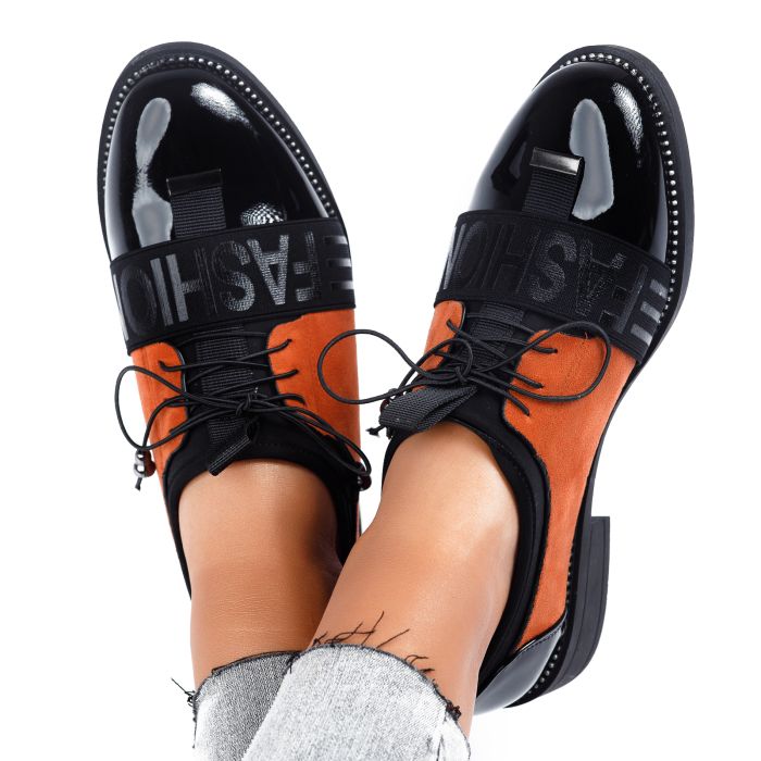 дамски ежедневни обувки Emily Оранжево #7230M