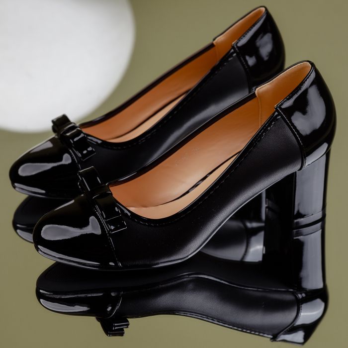 Дамски обувки на ток Ana Черен #7003M