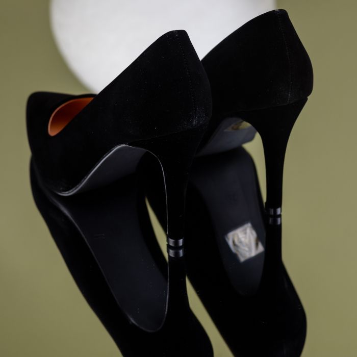 дамски обувки с токчета Adana2 черен #7122M
