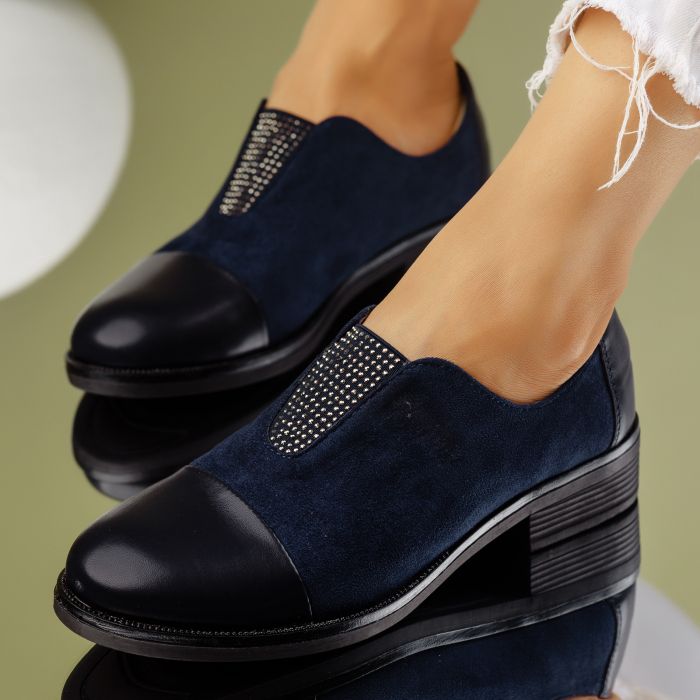 Дамски ежедневни обувки Lucy тъмносин #7040M