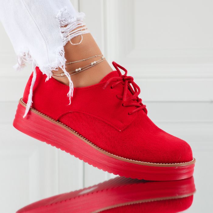 дамски ежедневни обувки Karol червен #7327M