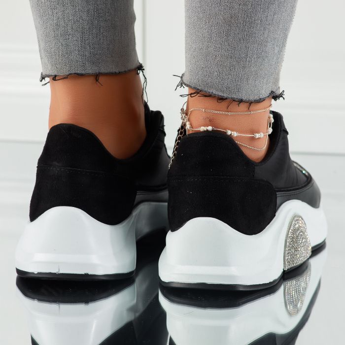 Дамски спортни обувки Beverly Черен #7444M