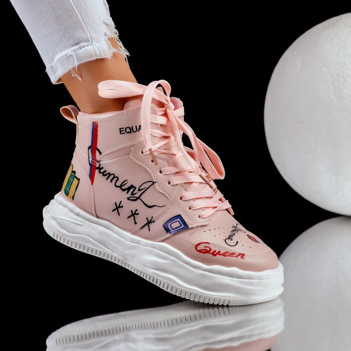 дамски спортни обувки Marie3 розово #8360M