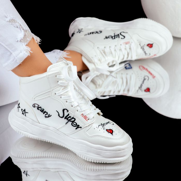 дамски спортни обувки Marie3 бял  #8361M