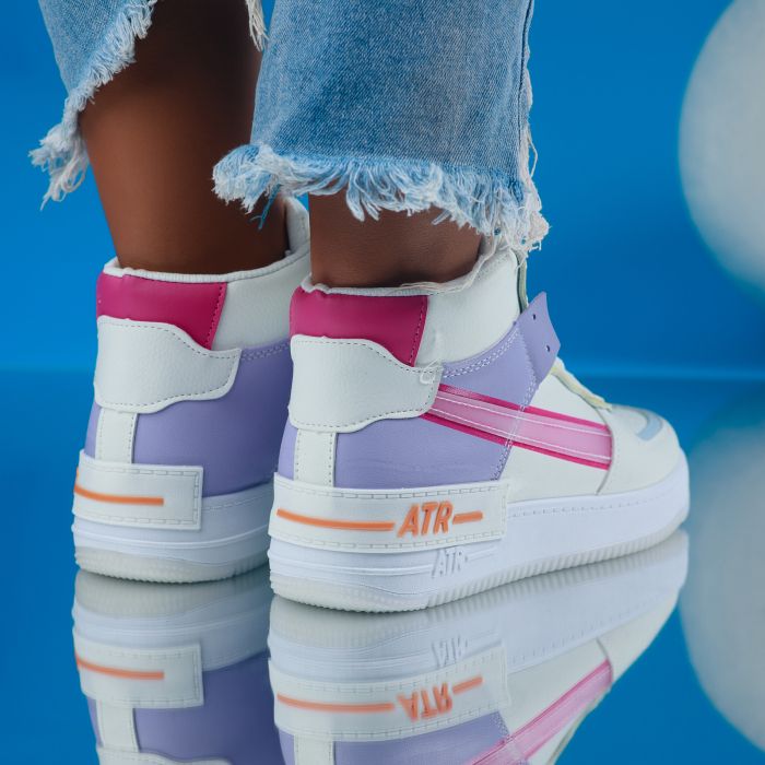 Дамски спортни обувки Marie лилаво2 #8821M
