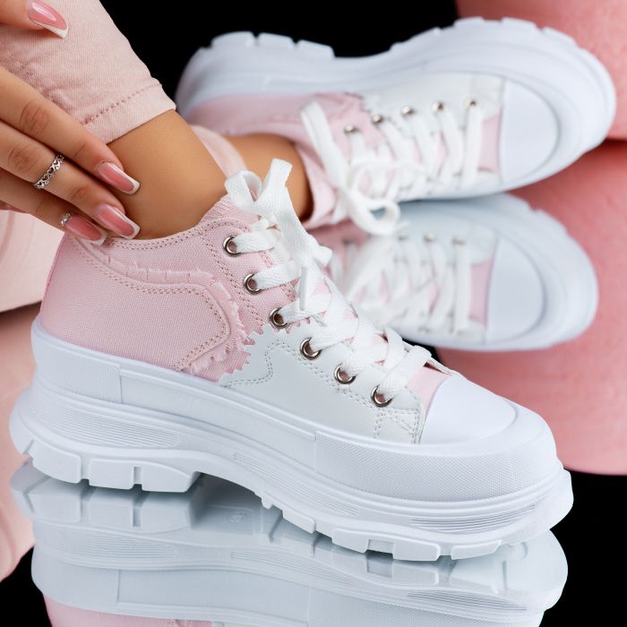 Дамски спортни обувки Daria розово #8977