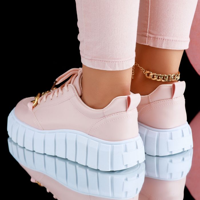 Дамски спортни обувки Andreea розово #8991