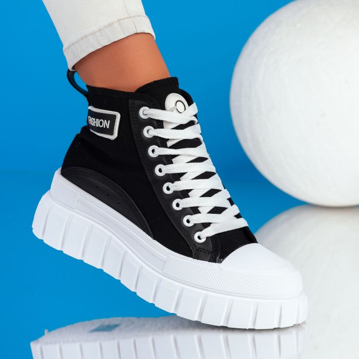 Дамски спортни обувки Live Черно и бяло #8993