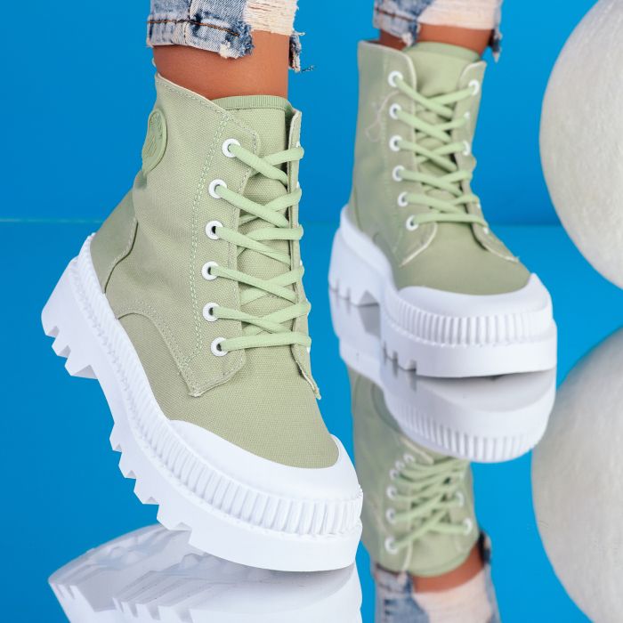 Дамски спортни обувки Celine зелено #9149