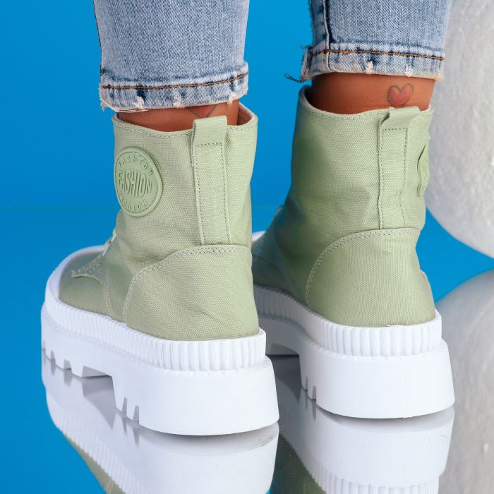 Дамски спортни обувки Celine зелено #9149