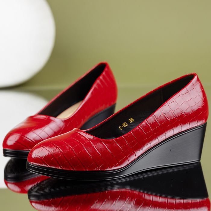 Дамски ежедневни обувки Jimena2 червен #9334
