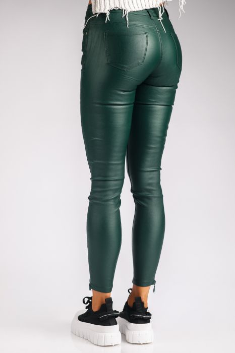 Дамски панталон Ayla зелено #A46