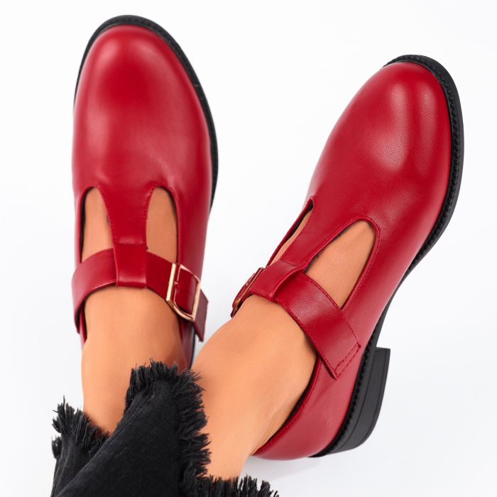 Ежедневни дамски обувки Karo червен #9310