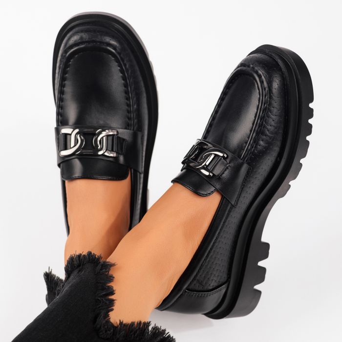 Ежедневни дамски обувки Jasmine Черен #9275