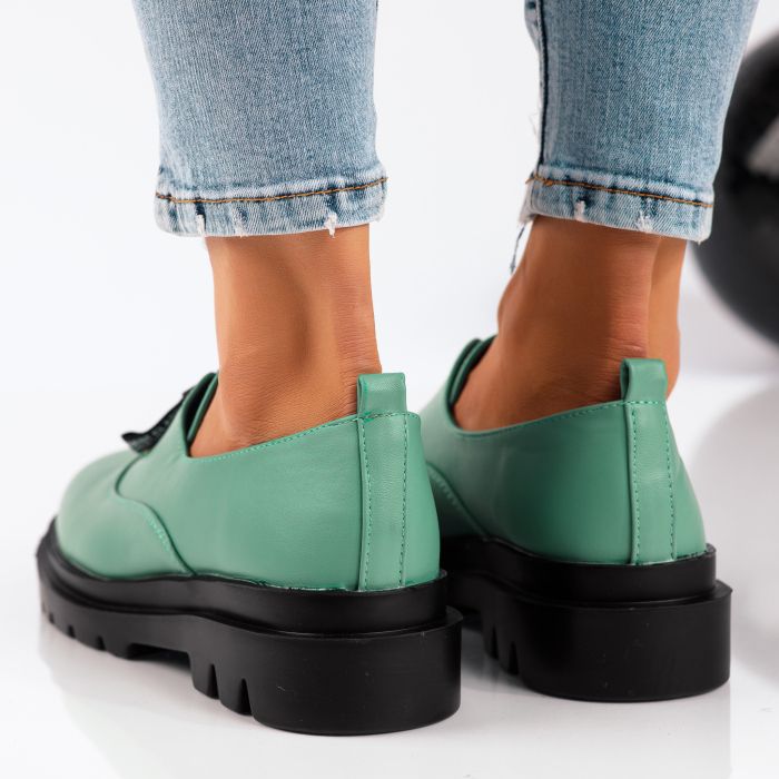 Ежедневни дамски обувки Clara зелено #9258