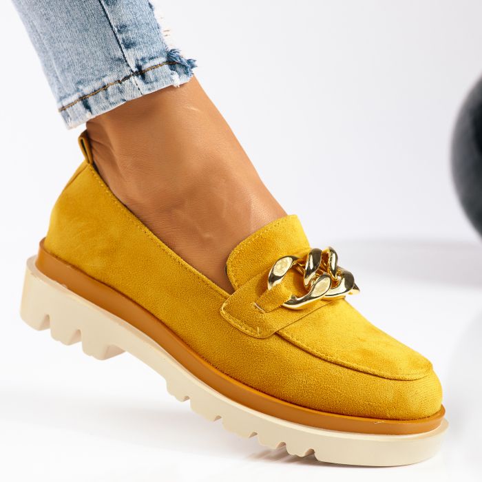Ежедневни дамски обувки Isaiah  жълт #9267