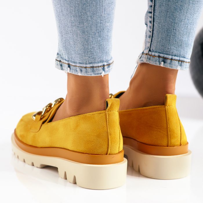 Ежедневни дамски обувки Isaiah  жълт #9267
