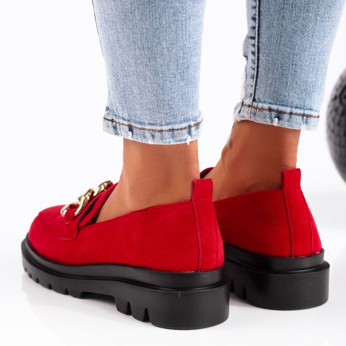 Ежедневни дамски обувки Isaiah  червен #9264