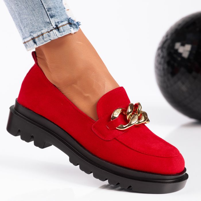 Ежедневни дамски обувки Isaiah  червен #9264