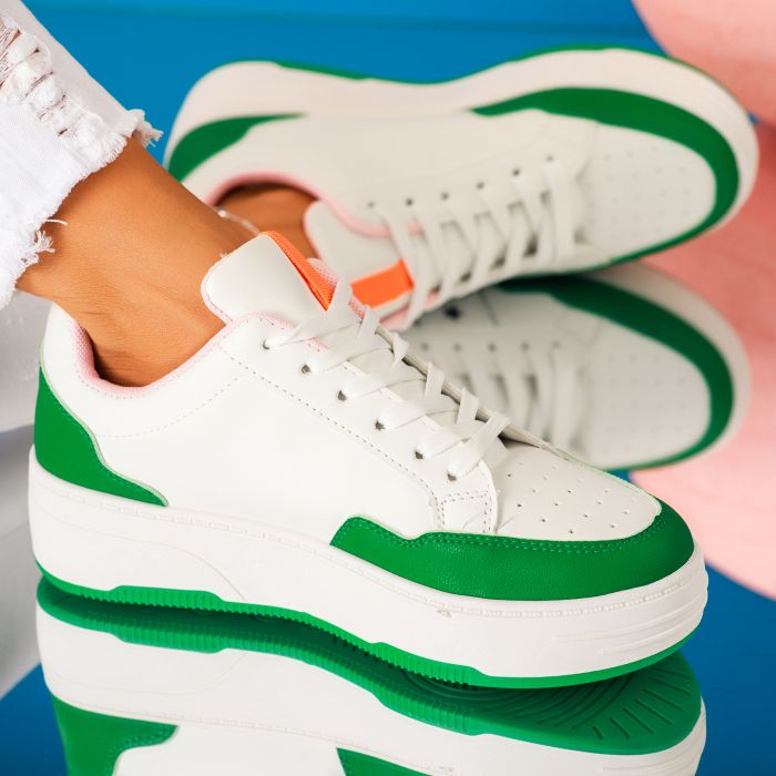 Дамски спортни обувки Celin зелено #9599