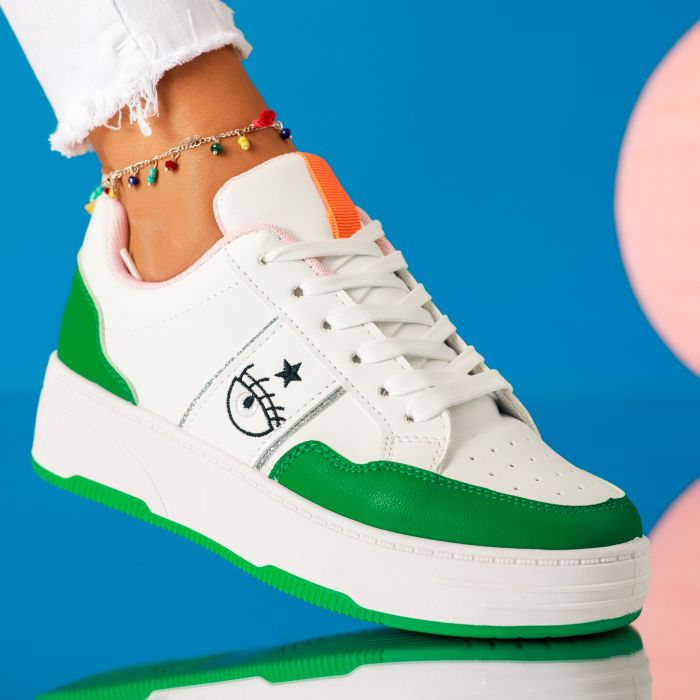 Дамски спортни обувки Celin зелено #9599