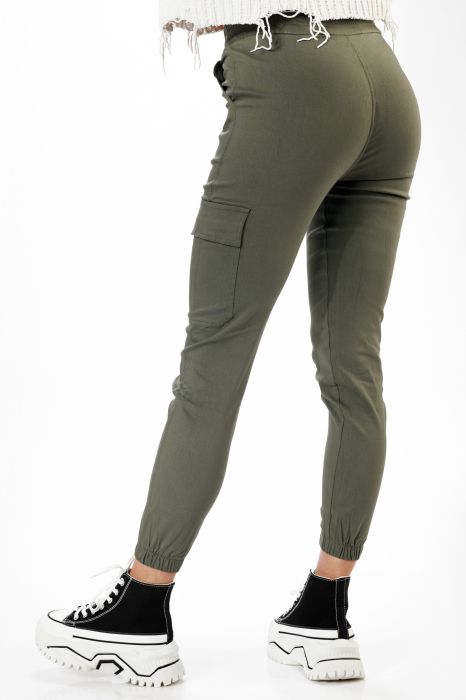 Дамски панталон Olivia зелено #A90