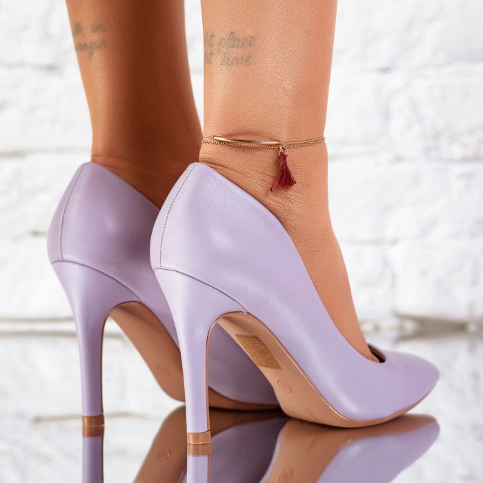 Дамски обувки с токчета Vogue2 лилаво #9618