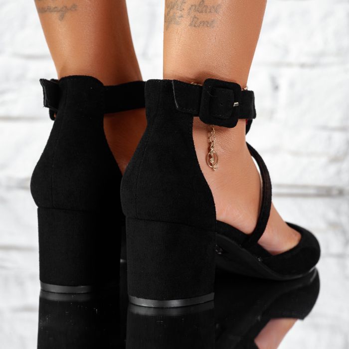 Дамски обувки с токчета Jade Черен #9658