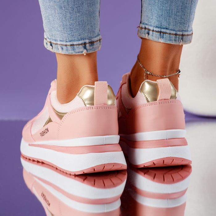 Дамски спортни обувки Loki розово #9715