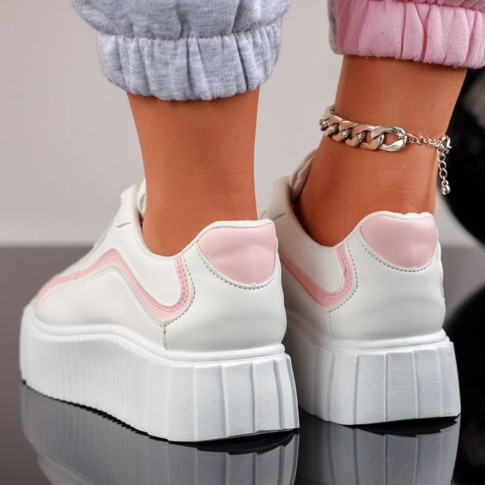 Дамски спортни обувки James розово #9776