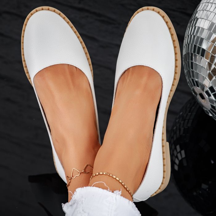 Ежедневни дамски обувки Giselle белина # 9890