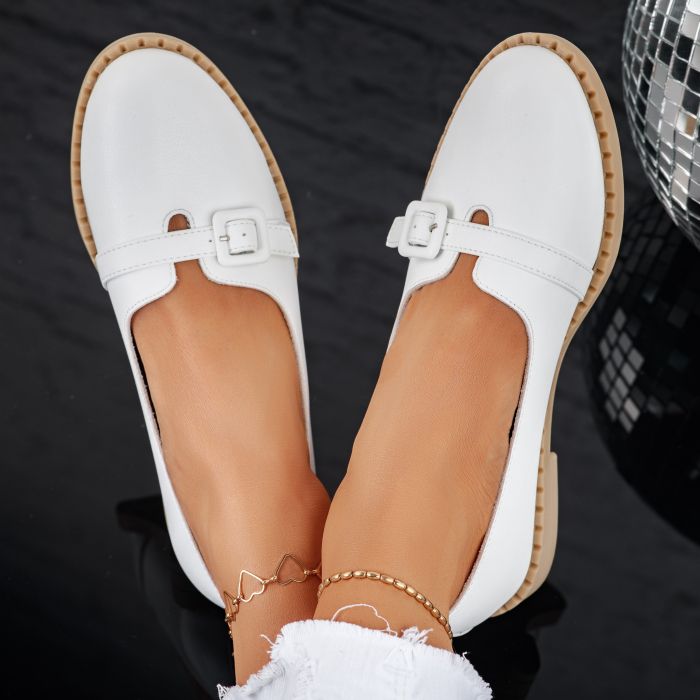 Ежедневни дамски обувки Tiffany белина # 9888