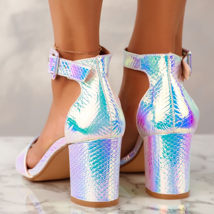 Дамски сандали на ток Gracelyn2 розово  #10119