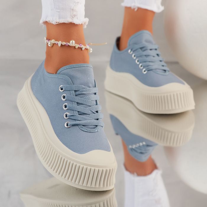 Дамски спортни обувки Ella синя #10027