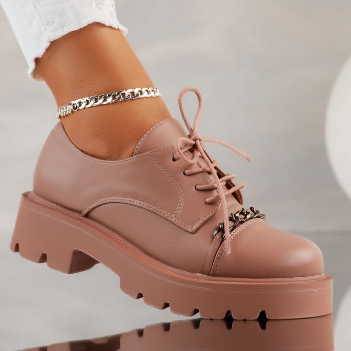 Ежедневни дамски обувки Lara розово # 9986